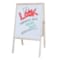Crestline Products Marquee Easel (Natural Hardwood) White Dry Erase/Black Chalk 31200 - alternate 2